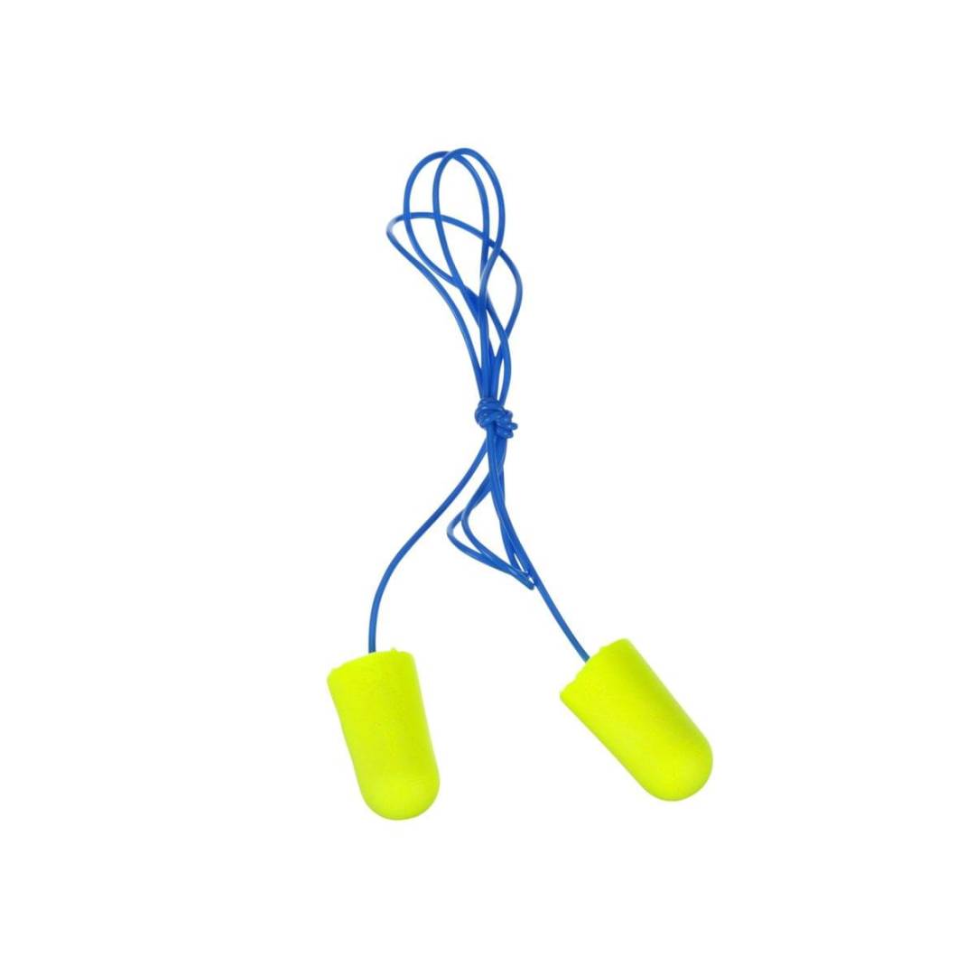 Earplug Corded Large Hearing Conservation In Poly Bag Large Size 311-1251 Yellow Neons 2000 Pair Per