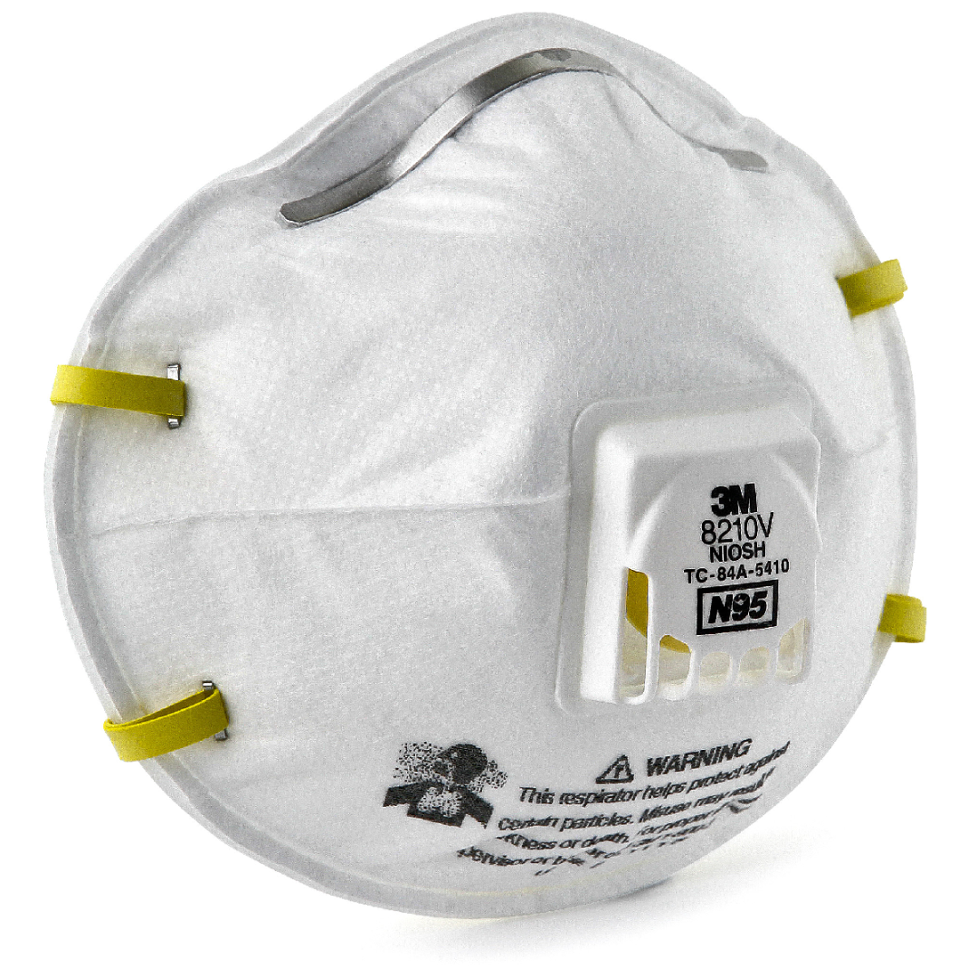Respirator Particulate N95 Respiratory Protection 8210V 80 Each Per Case