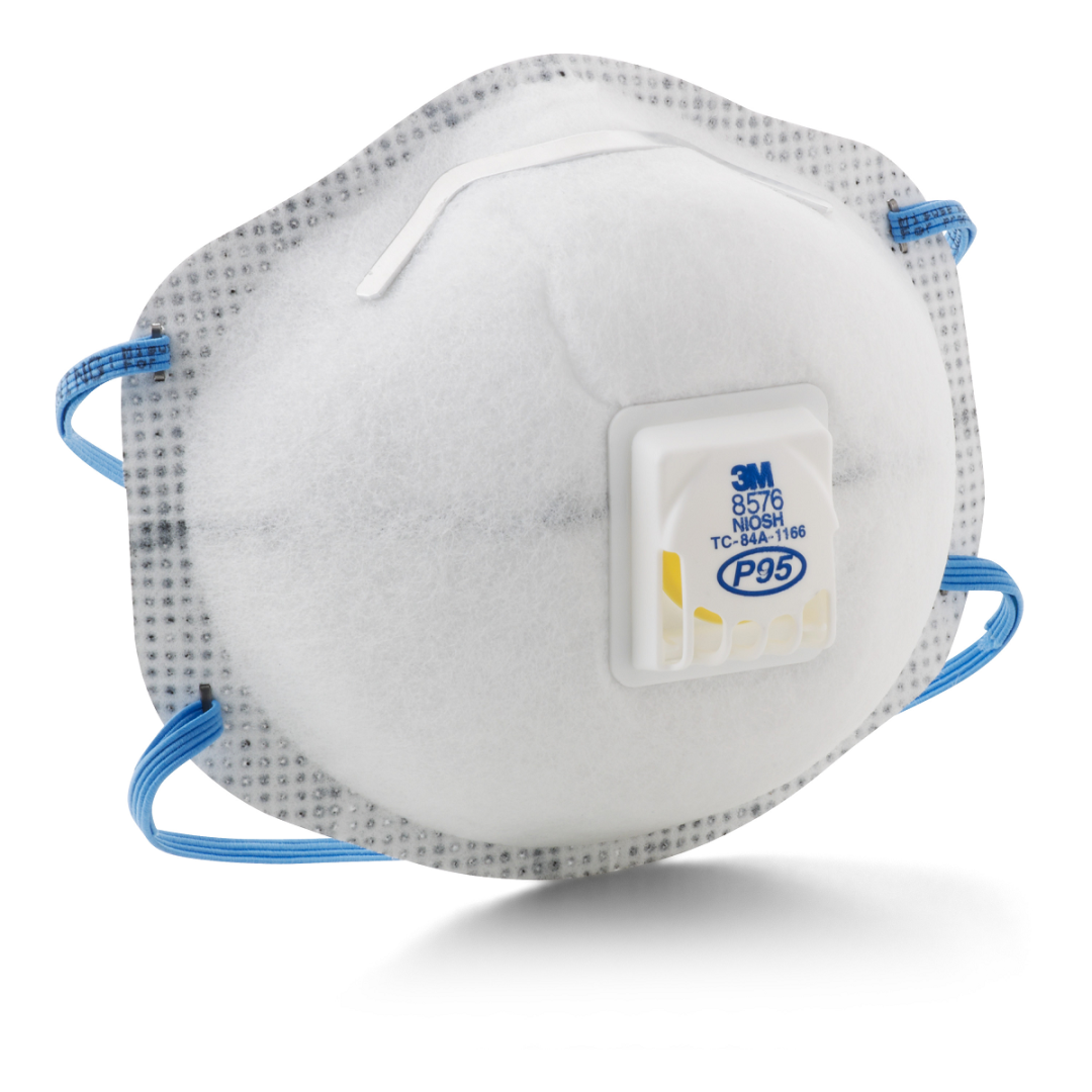 Respirator Particulate P95 With Nuisance Level Acid Gas Relief 8576 80 Per Case