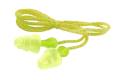Earplug Corded Tri-Flange Cloth Hearing Conservation P3001 400 Pair Per Case