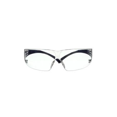 Glasses Safety Clear Anti-Fog Lens Clear Frame Blue Temples Securefit 200 Series Glasses Safety Clear Anti-Fog Lens Clear Frame Blue Temples Securefit 200 Series