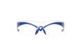 Glasses Safety Clear Anti-Scratch Lens Scotchgard Anti-Fog Coating Blue Temples Securefit 300 Series