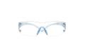 Glasses Safety Clear Anti-Scratch Lens Scotchgard Anti-Fog Coating Ice Blue Temples Securefit 300 Se