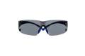Glasses Safety Gray Anti-Scratch Lens Scotchgard Anti-Fog Coating Blue Temples Securefit 300 Series