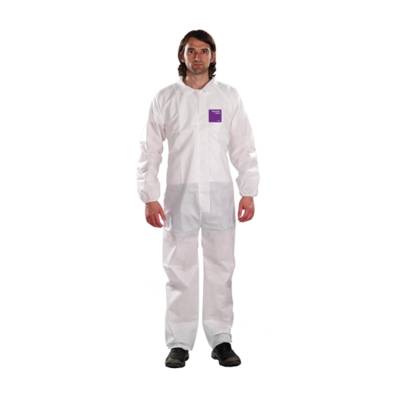 Coverall Medium Serged Collared Alphatec 681500 25Case