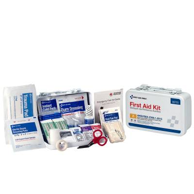 First Aid Kit 10 Person Ansi A Metal Case