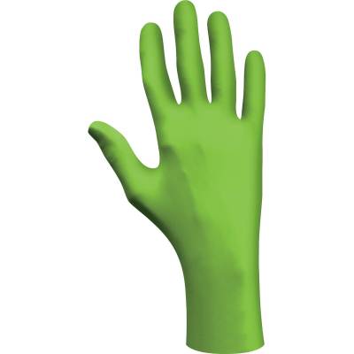 Glove Disposable Nitrile Powder Free Accelerator Free Large Green 9.5