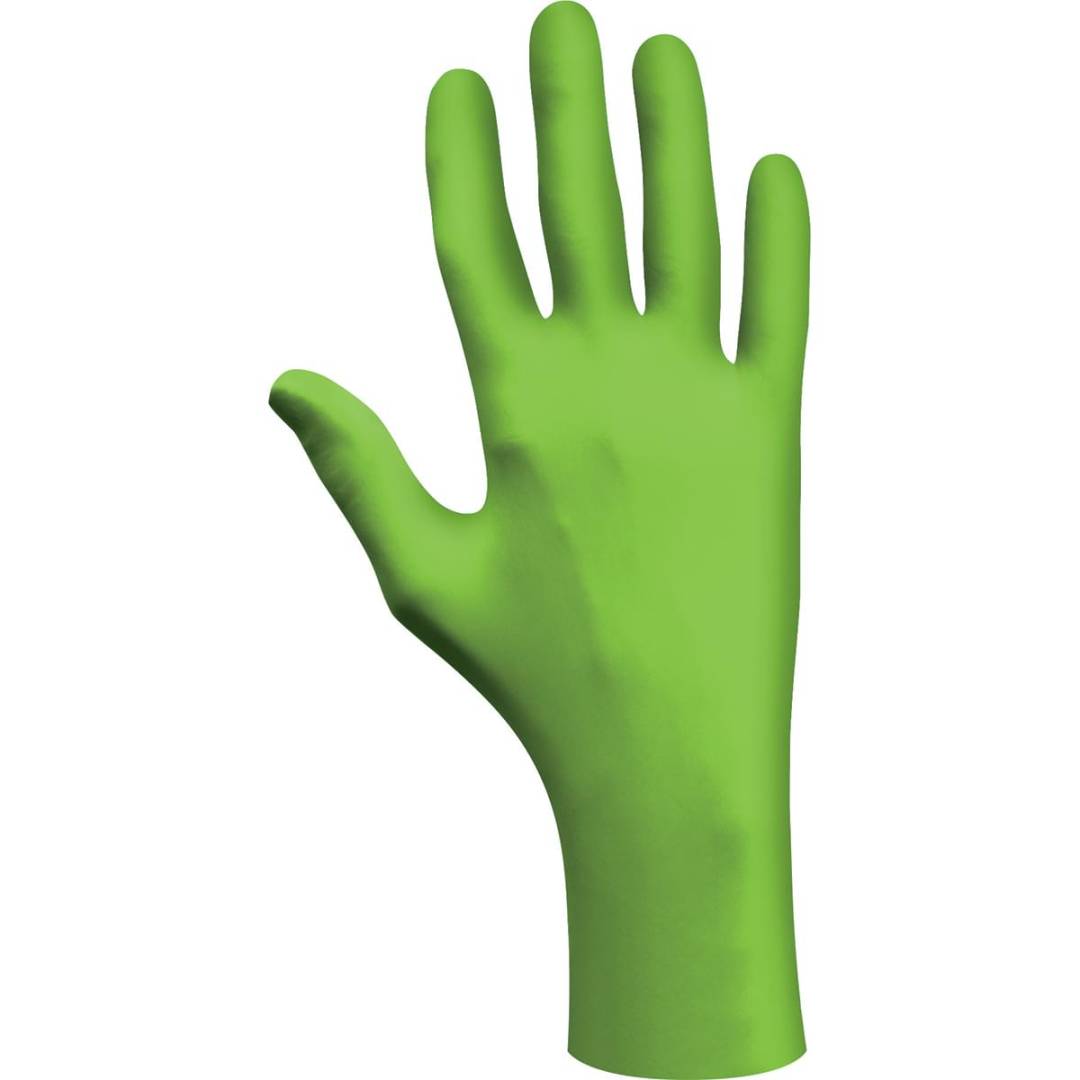 Glove Disposable Nitrile Powder Free Accelerator Free Small Green 9.5