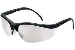 Glasses Safety Black Matte Frame Indooroutdoor Clear Mirror Lens Adjustable Temple Klondike