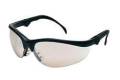 Glasses Safety Black Matte Frame Indooroutdoor Clear Mirror Lens Ratchet Temple Klondike Plus