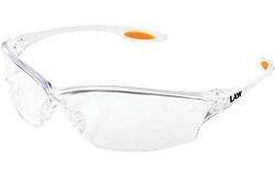 Glasses Safety Clear Temple Clear Lens Orange Tpr Temple Inserts Law 2