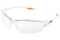 Glasses Safety Clear Temple Clear Anti-Fog Lens Orange Tpr Temple Inserts Law 2