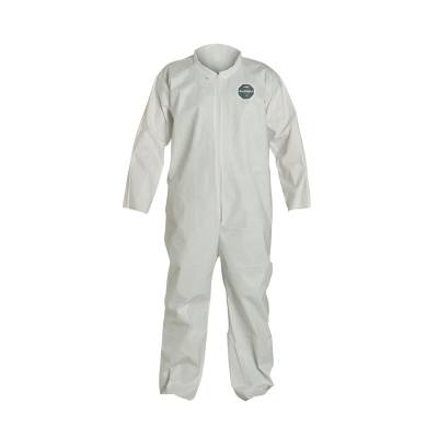 Coverall X-Large Proshield Nexgen White Serged Seam With Collar Front Zipper Open Wrist & Ankle 25