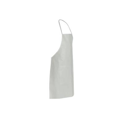 Apron Bib Style Universal Size Tyvek White Bound Seam 28 Apron Bib Style Universal Size Tyvek White Bound Seam 28