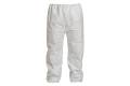 Pant Large Tyvek White Serged Seam With Elastic Waist Open Ankle 50Ca