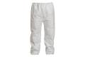 Pant Medium Tyvek White Serged Seam With Elastic Waist Open Ankle 50Ca