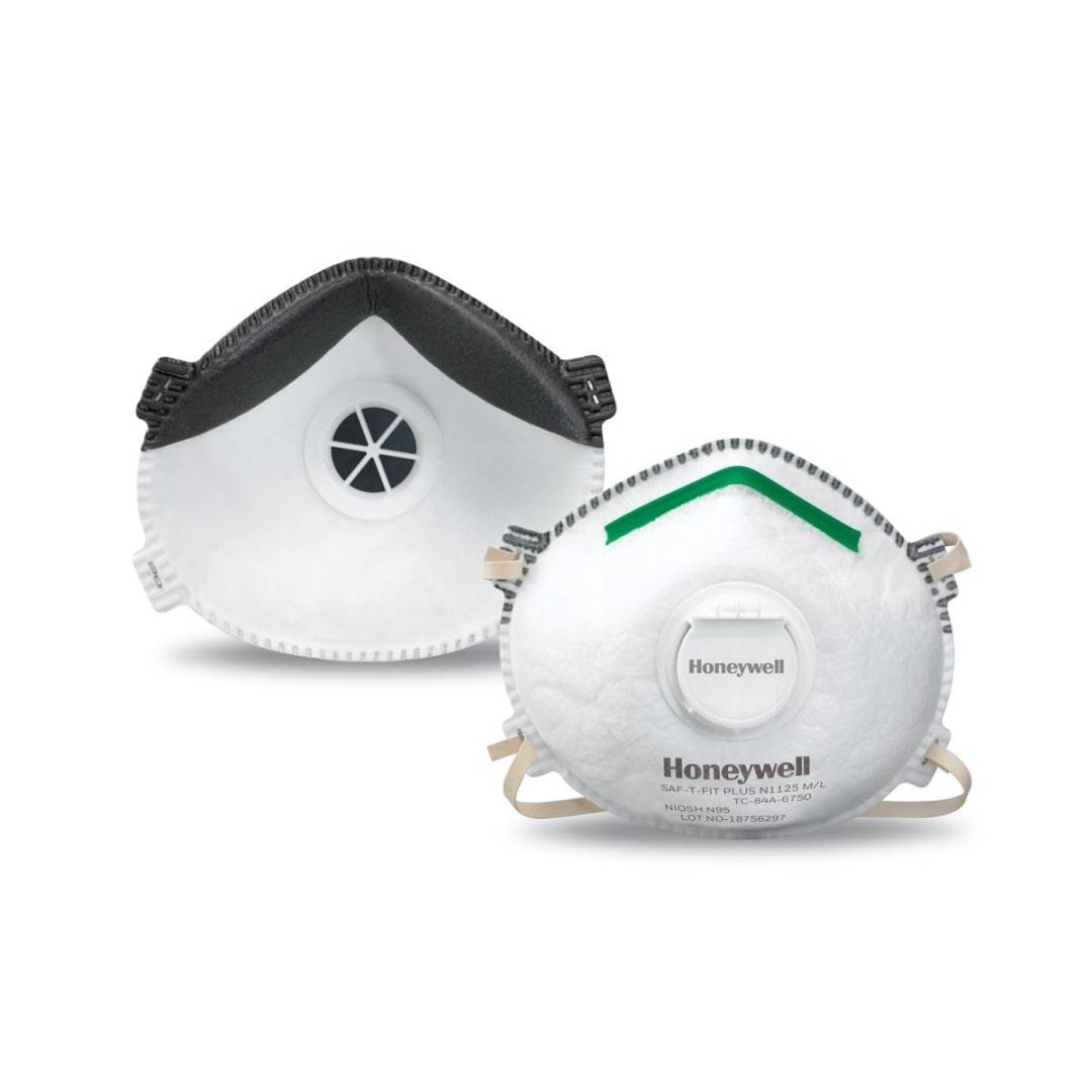 Respirator Disposable Particulate Mediumlarge N95 Saf-T-Fit Plus Standard With Exhalation Valve Gre