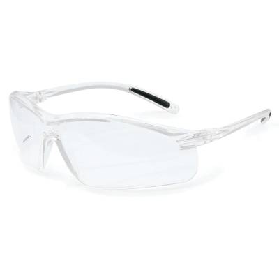 Glasses Safety Clear Anti-Scratch A700 Clear Frame Temple Tip Pad Sports Temple Wrap-Around Single A