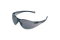 Glasses Safety Gray Mirror Anti-Scratch Anti-Fog A800 Gray Frame Padded Temple Inserts Wrap-Around S