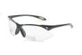 Glasses Safety Magnifier Clear +1.5 Diopter Anti-Scratch A900 Black Polycarbonate Frame Padded Templ