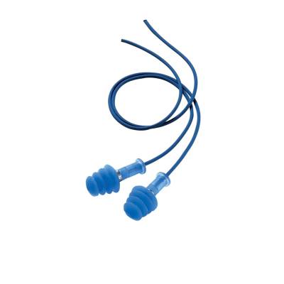 Earplug Corded Multiple Use Fusion Detectable 4-Flange Molded Tpe Thermoplastic Elastomer With Trans Earplug Corded Multiple Use Fusion Detectable 4-Flange Molded Tpe Thermoplastic Elastomer With Trans