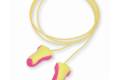 Earplug Corded Single Use Laser-Lite T-Shape Polyurethane Foam With Poly Cord 1 Pair Per Poly Bag