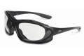 Glasses Safety Clear Seismic Reader Magnifier +1.5 Diopter Uvextreme Anti-Fog Black Frame Cushioned