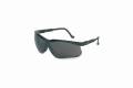 Glasses Safety Dark Gray Genesis Uvextreme Anti-Fog Black Frame Adjustable Temple Spatulite Wrap-Aro