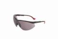Glasses Safety Gray Genesis Xc Ultra-Dura Black Frame Adjustable Temple Cushioned Extended Wrap-Arou