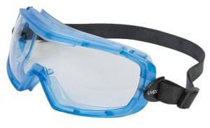 Goggles Safety Translucent Blue Clear Uvextra Af Lens Indoor Applications Goggles Safety Translucent Blue Clear Uvextra Af Lens Indoor Applications