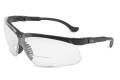 Glasses Safety Clear Genesis Reader Magnifier +1.0 Diopter Ultra-Dura Black Frame Adjustable Temple