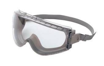 Goggles Chemical Splash Clear Stealth Uvextreme Gray Frame Neoprene Headband