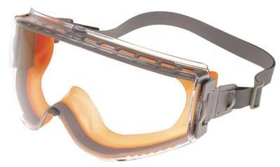 Goggles Chemical Splash Clear Stealth Uvextreme Neoprene Headband Orangegray Body