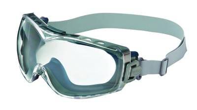Goggles Clear Stealth Over-The-Glass Dura-Streme Anti-Fog Anti-Scratch Neoprene Headband Navy Frame