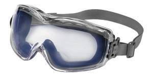 Goggles Safety Clear Stealth Reader +2.0 Uvextreme Anti-Fog Neoprene Headband Navy Frame