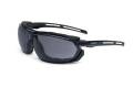 Eyewear Sealed Black Grey Indirect Vent Uvextra Af Coat