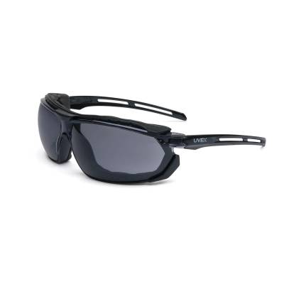 Eyewear Sealed Black Grey Indirect Vent Uvextra Af Coat