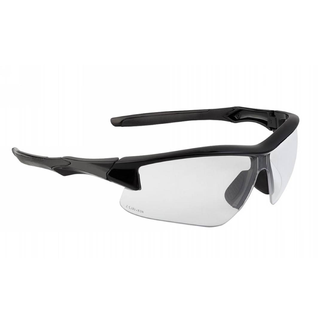Eyewear Safety Black Frame Clear Lens Uvaf Uvex Acadia