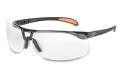 Glasses Uvex Protege Black Frame Clear Lens Tint Hydroshield Af