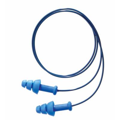 Earplug Corded Multiple Use Smartfit 3-Flange Tpe Thermoplastic Elastomer Molded With Detachable Pol