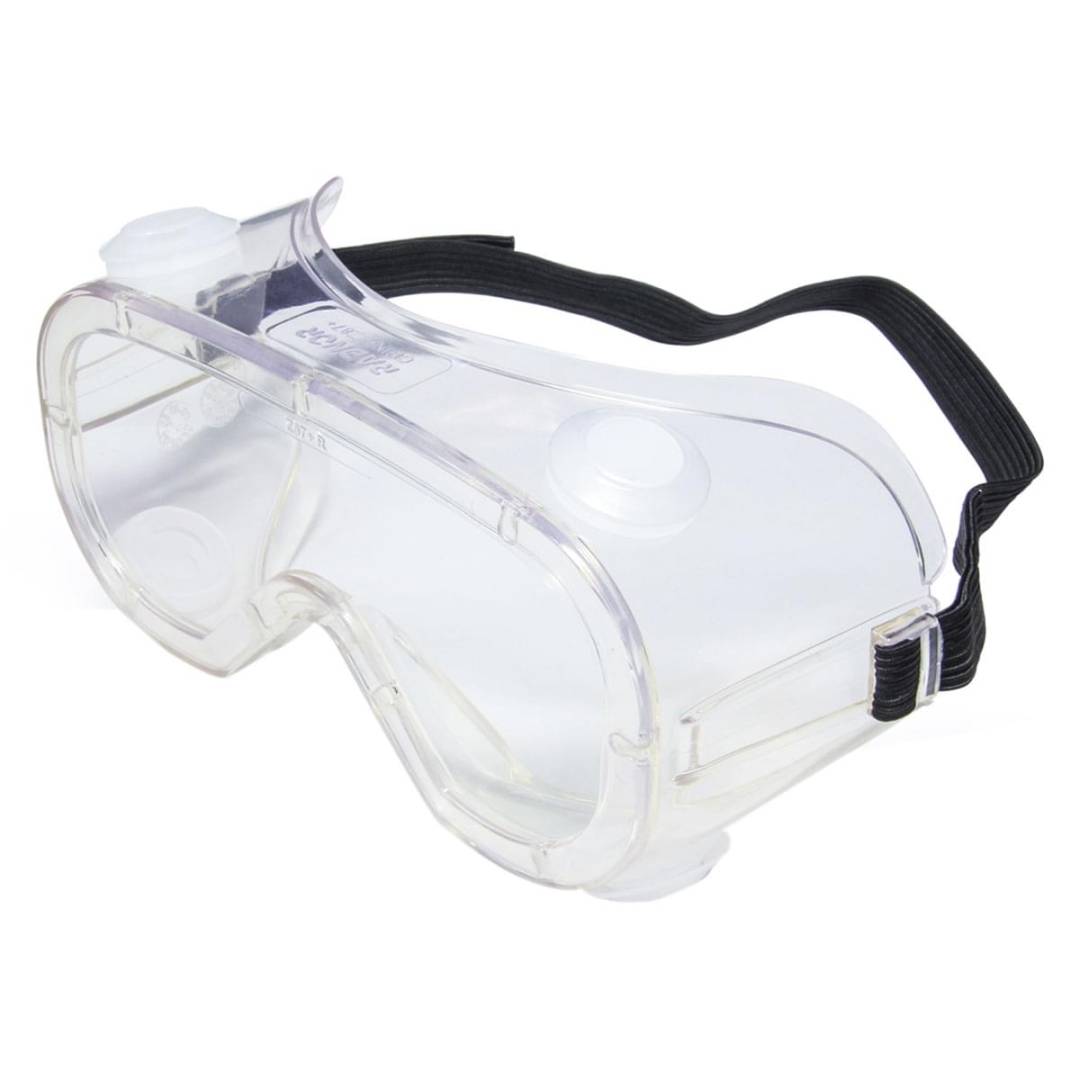 Goggle Chemical Splash Indirect Vent Clear Lens Clear Soft Frame Bulk