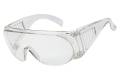 Glasses Safety Clear Visitor Spec Clear Sideshield Wrap-Around Single Ansi Z87+