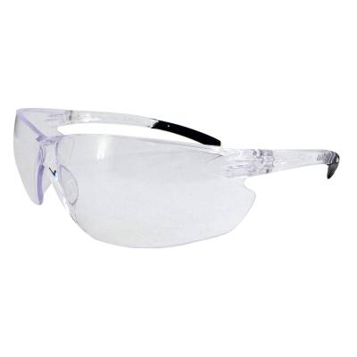 Glasses Safety Clear Anti-Scratch Anti-Fog Classic Plus Unframed Clear Flexible Temple With Grips Wr