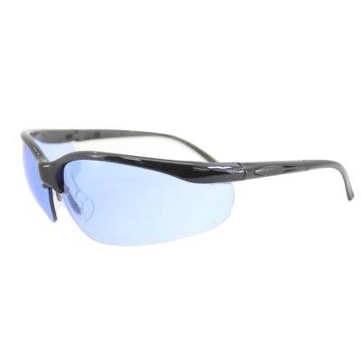 Glasses Safety Blue Motion Vs-1062 Black Adjustable Temple 12Box 144Case