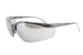 Glasses Safety Silver Mirror Motion Vs-1062 Black Adjustable Temple 12Box 144Case