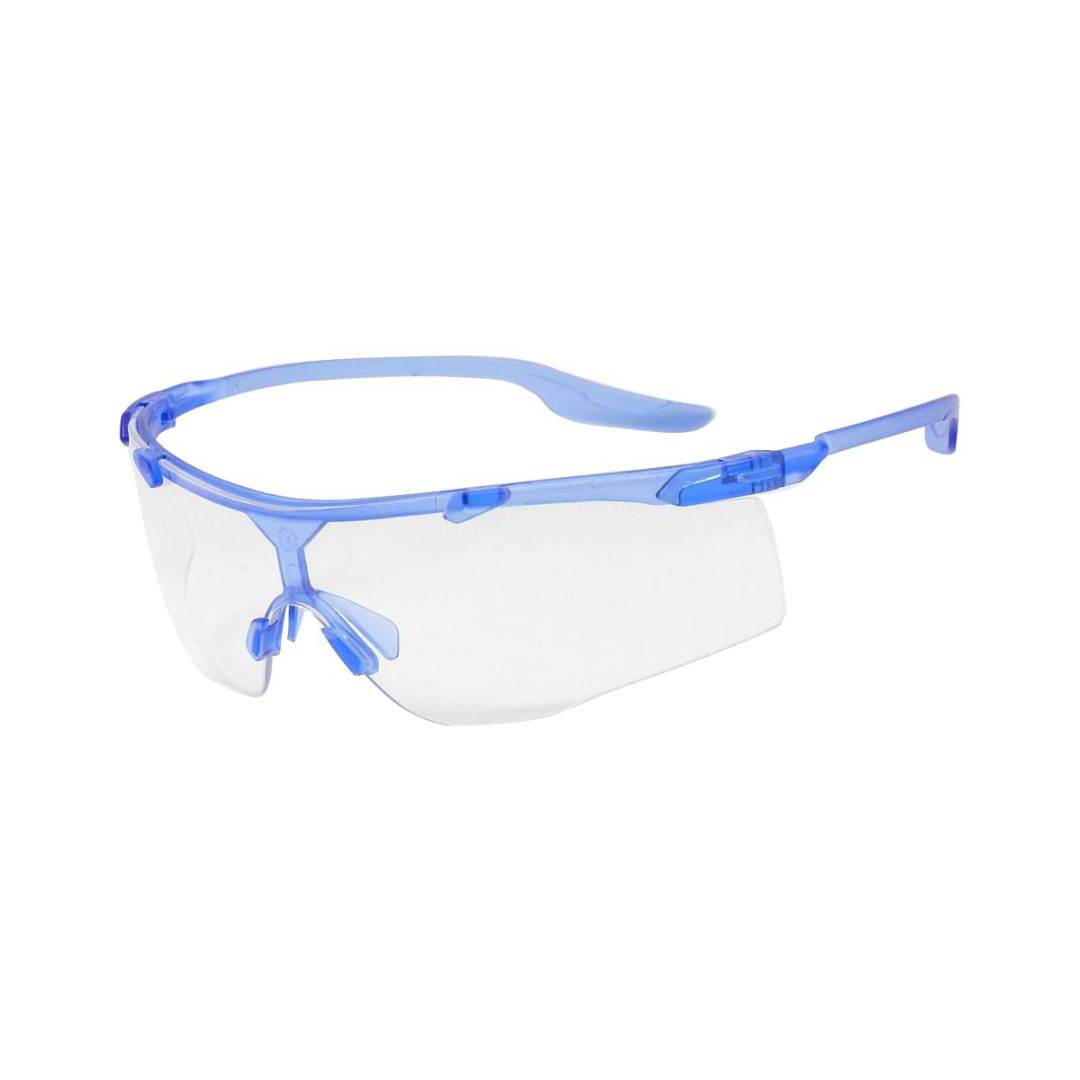 Glasses Safety Blue Fr Clr Lens