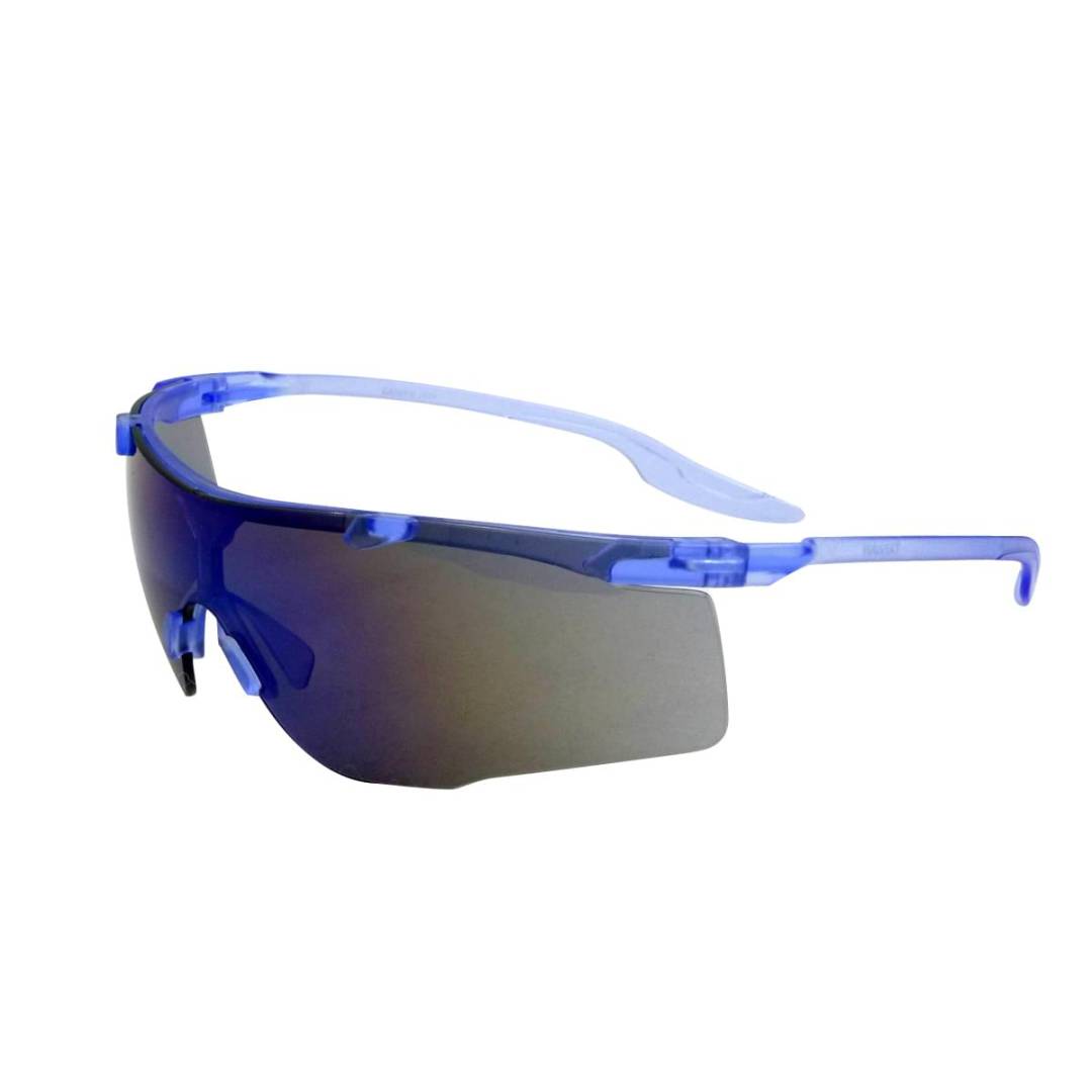 Glasses Safety Blue Fr Blue Mir Lens
