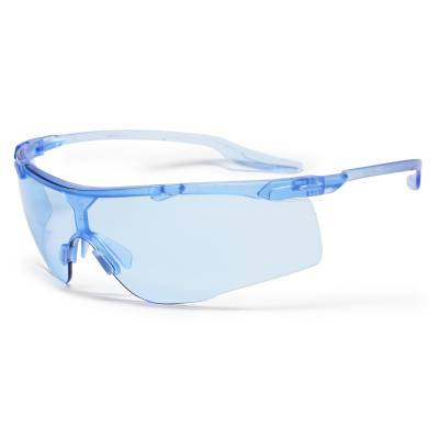 Glasses Safety Blue Fr Lt Blue Lens Glasses Safety Blue Fr Lt Blue Lens