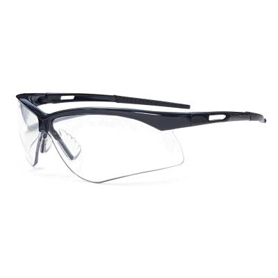Glasses Safety Clear Anti-Scratch Premier Black Temple Grips Sideshield Wrap-Around Dual Nose Pads A Glasses Safety Clear Anti-Scratch Premier Black Temple Grips Sideshield Wrap-Around Dual Nose Pads A