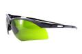 Glasses Safety Green Shade 3.0 Premier Ir Black Temple Grips Sideshield Wrap-Around Dual Nose Pads A